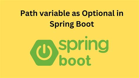 With Spring can I make an optional path variable
