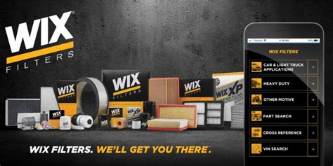 Wix Filters Mobile Catalog