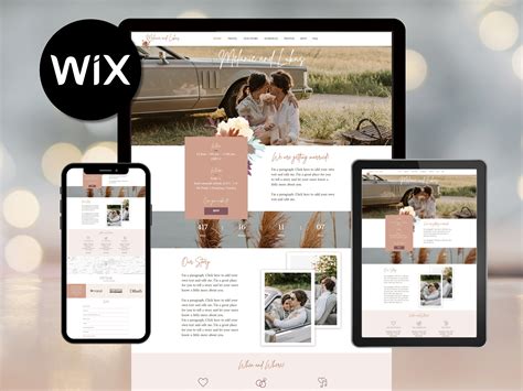 Wix Wedding Website Templates