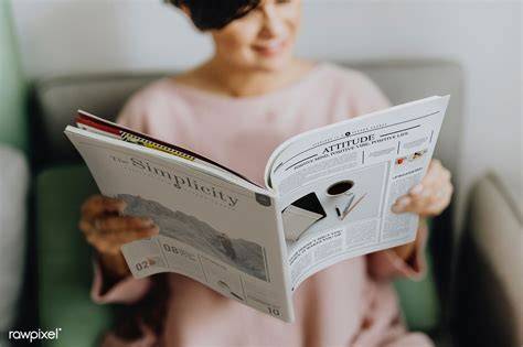 Woman Reading Magazine