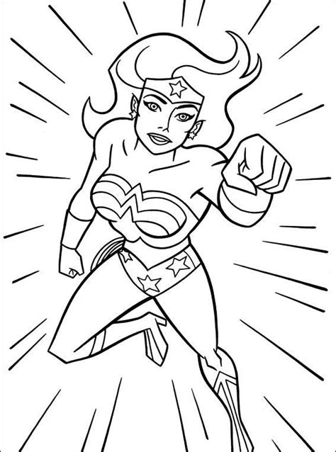Wonder Woman Printable Coloring Pages