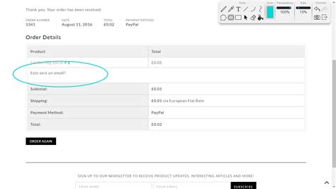 Woocommerce Order Received Template