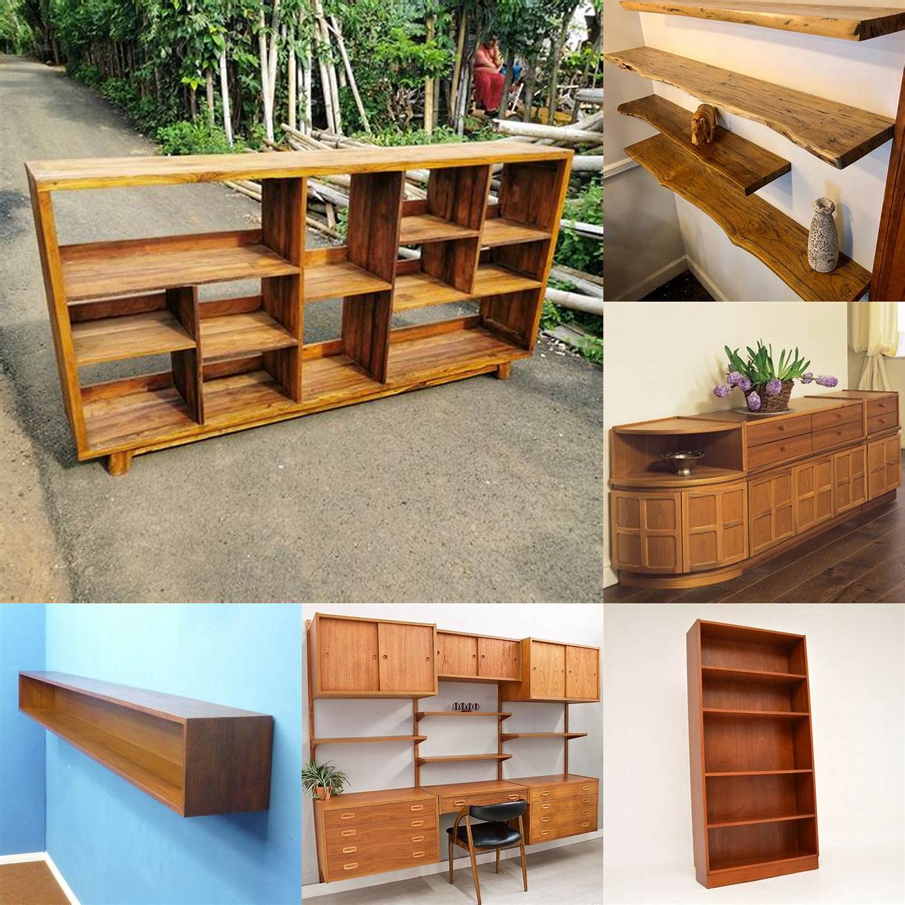 Wood Classics Teak Shelves