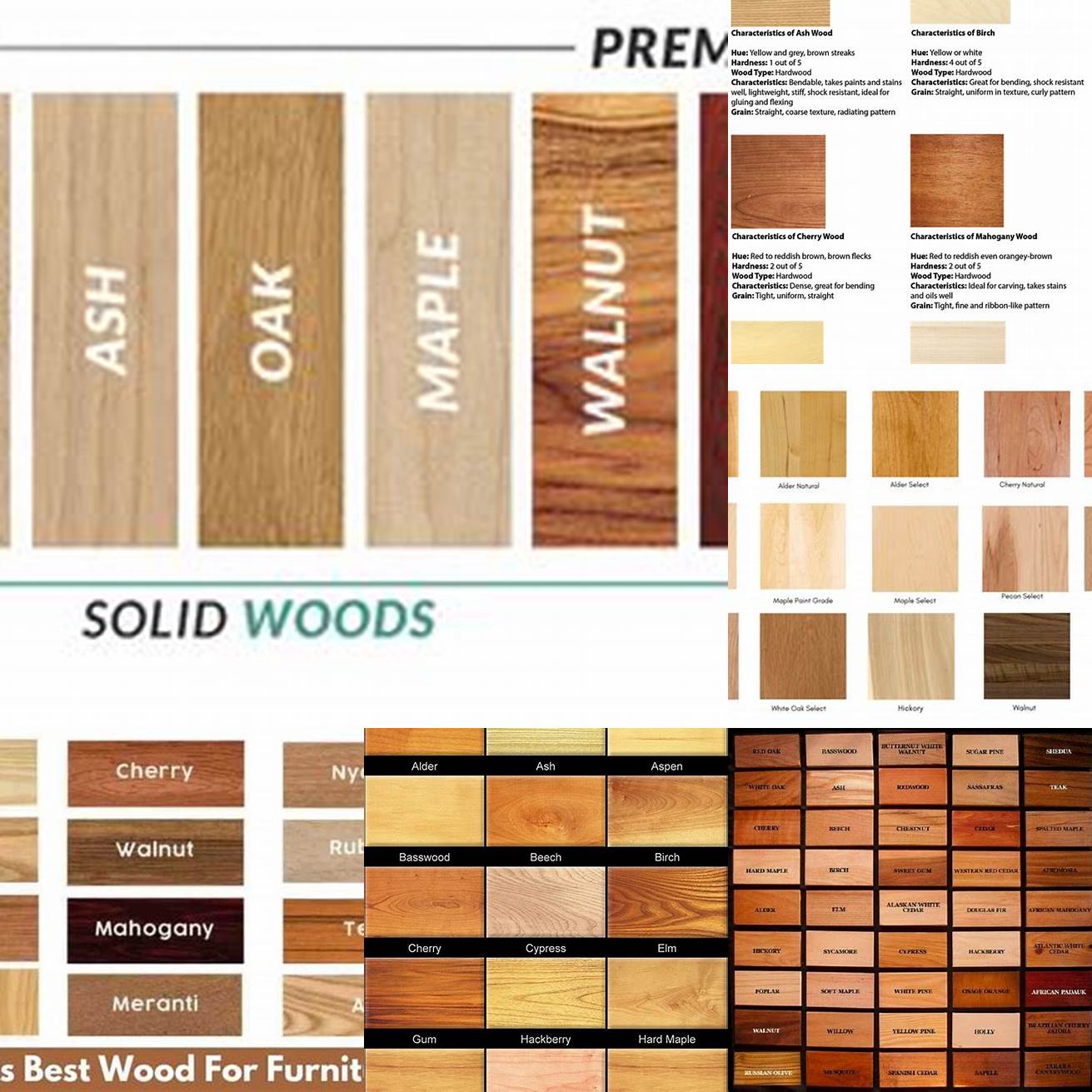 Wood Grain Comparison