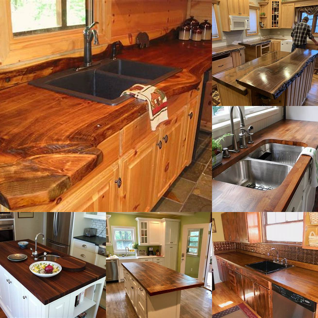 Wood Kitchen Counter