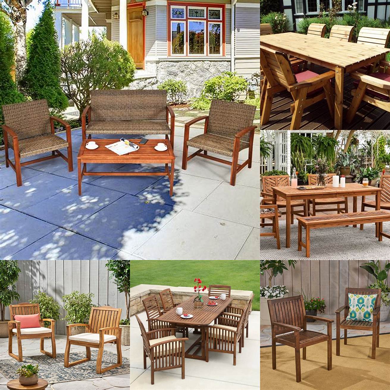 Wooden Patio Furniture