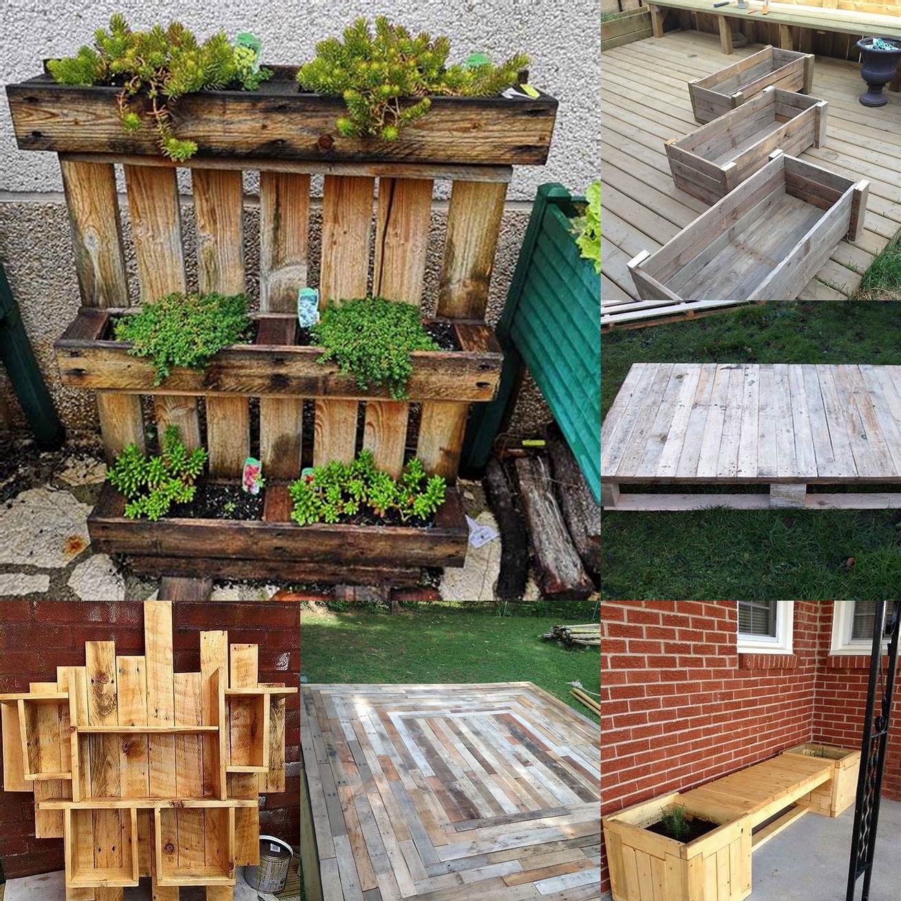 Wooden pallets at least 3
