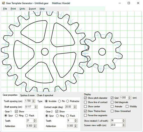Wooden Gears Template