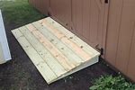 Wooden Shed Ramp