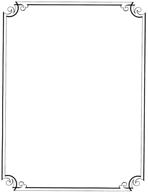 Word Border Templates Free