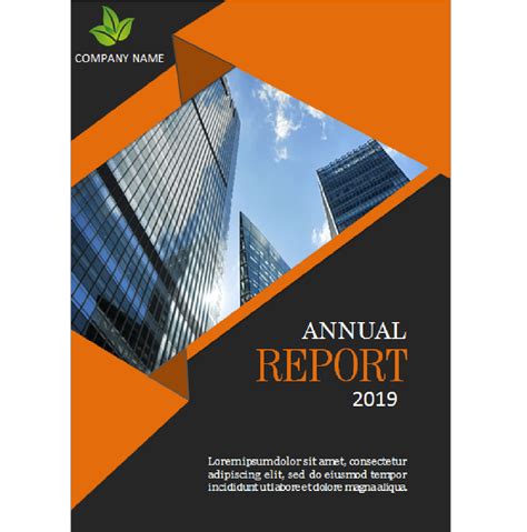 Word Cover Page Template