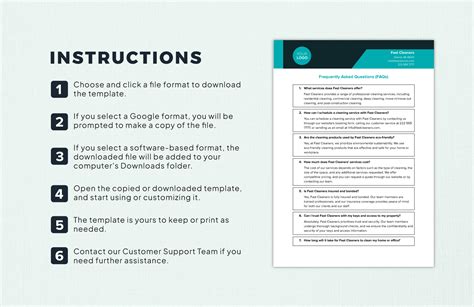 Word Faq Template