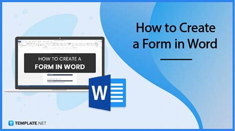 Word How To Create A Form