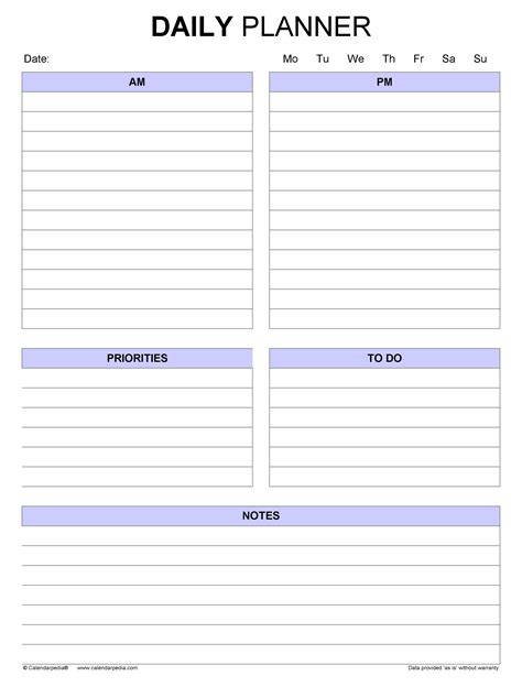 Word Of The Day Template