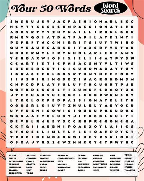 Word Searches Printable Adults