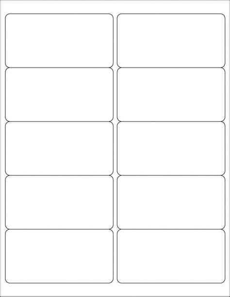 Word Template For Address Labels