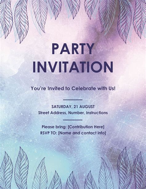 Word Templates For Flyers Free
