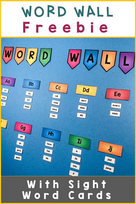 Word Wall Printables