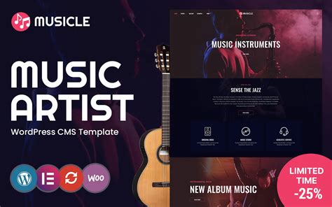 Wordpress Music Template