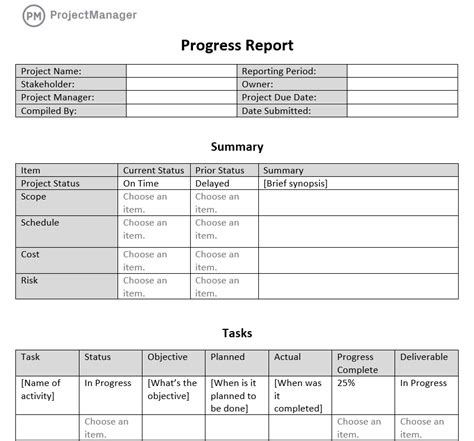 Work In Process Report Template