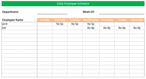 Work Schedule Maker