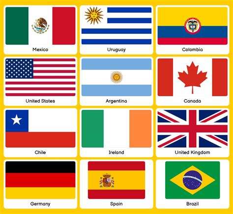 World Flags Printable