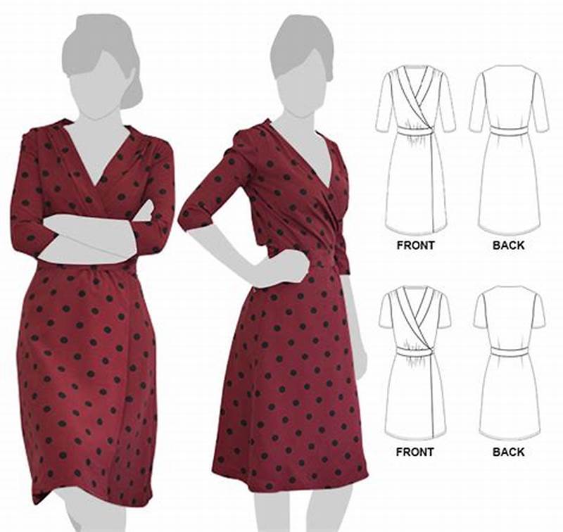 Wrap Over Dress Pattern