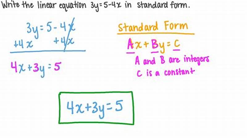 Write In Standard Form Math