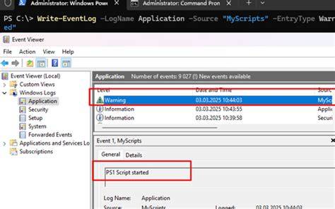 Write to Windows Application Event Log without event source registration
