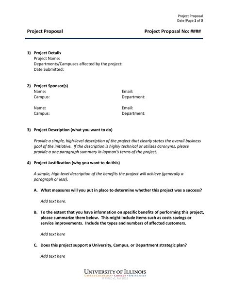Writing Proposals Template