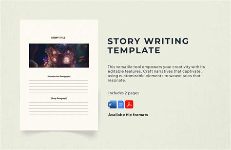 Writing Template With Picture