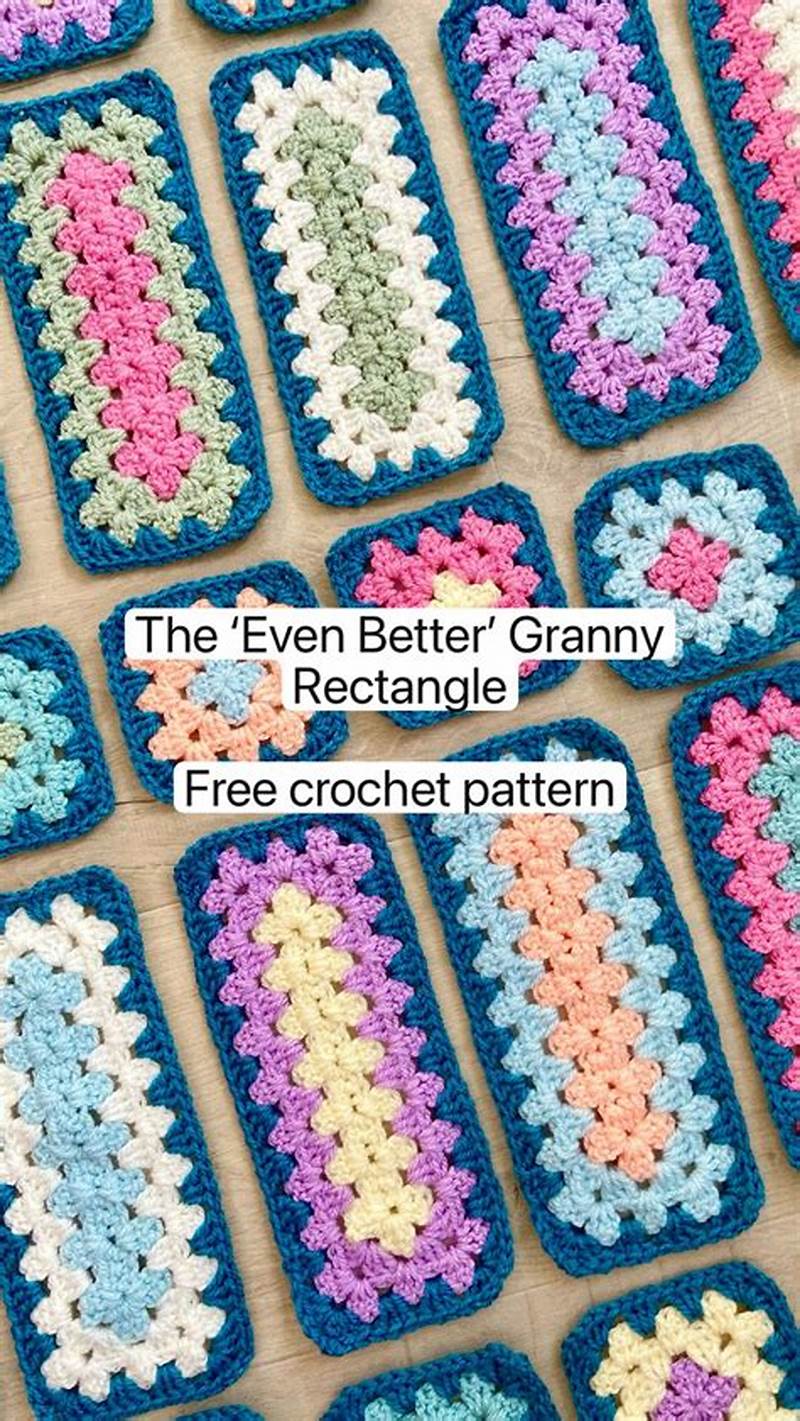 Written Pattern For Rectangle Granny Square