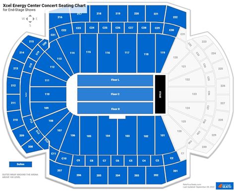 Xcel Seating Chart Concert