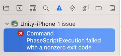Xcode 1021 Command PhaseScriptExecution failed with a nonzero exit code
