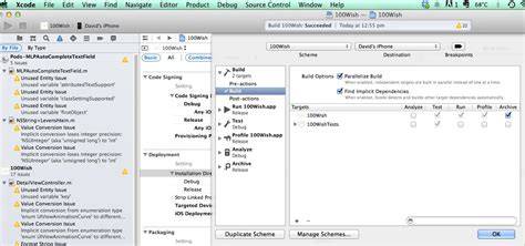 Xcode Build and Archive menu item disabled