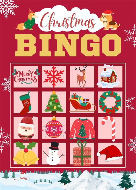 Xmas Bingo Templates