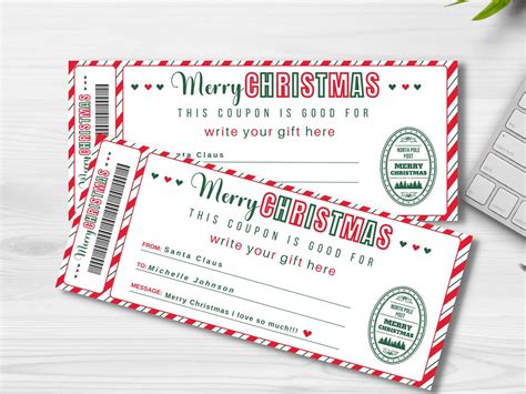 Xmas Coupon Template