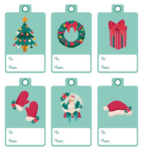 Xmas Tag Template