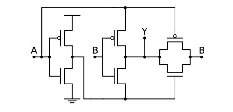 Xor Gate with Transistors