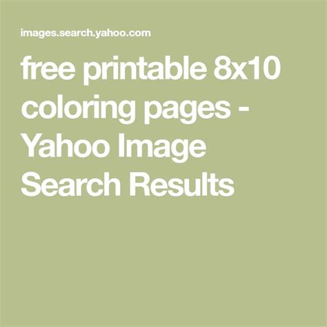 Yahoo Printables