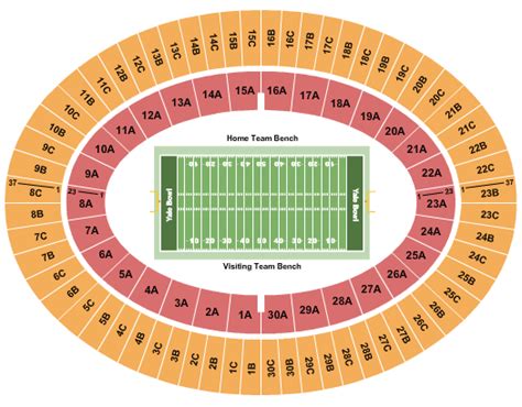 Yale Football Stadium Seating Chart