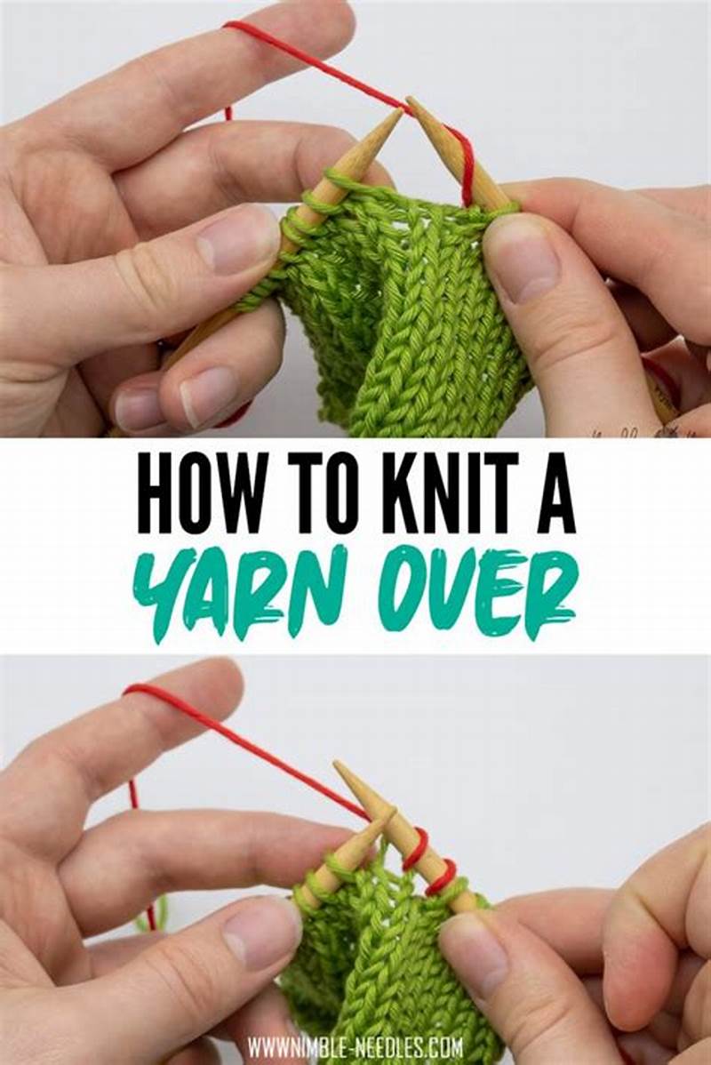 Yarn Over In Knitting Pattern