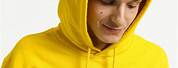 Yellow Filas Cropped Hoodie