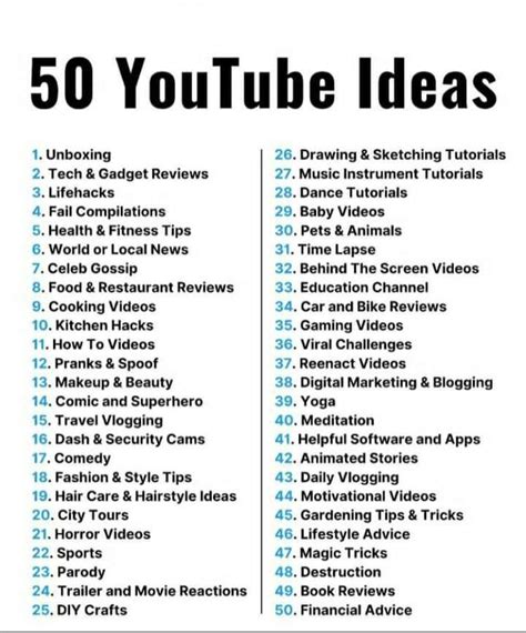 Content Ideas For