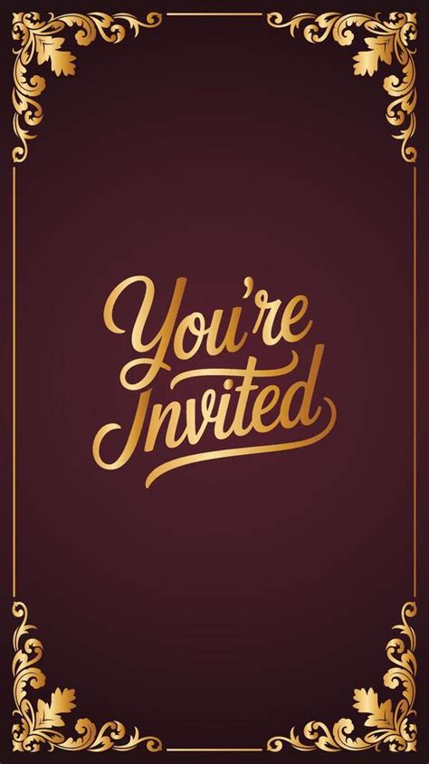 Youre Invited Invitation Template