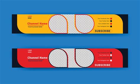 Youtube Banner Overlay Template