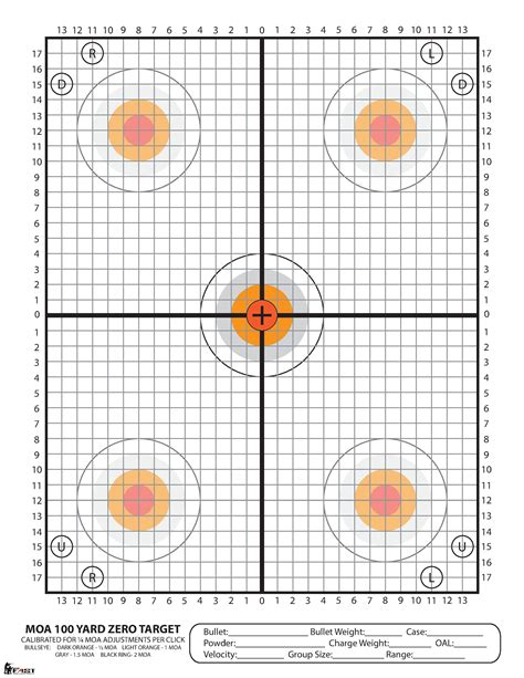 Zero Target Printable