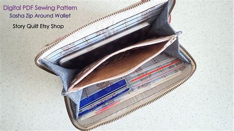 Zip Wallet Pattern