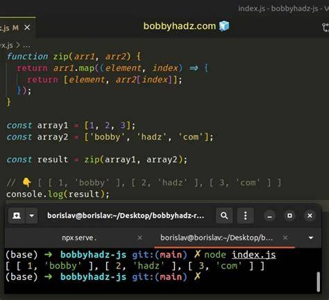 Zip arrays in JavaScript