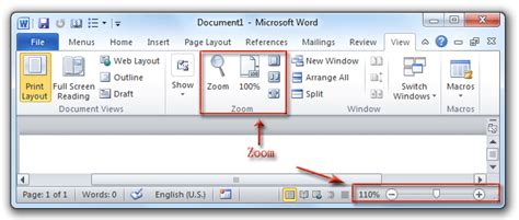 Tombol Shrink untuk Memperkecil Jendela Microsoft Word